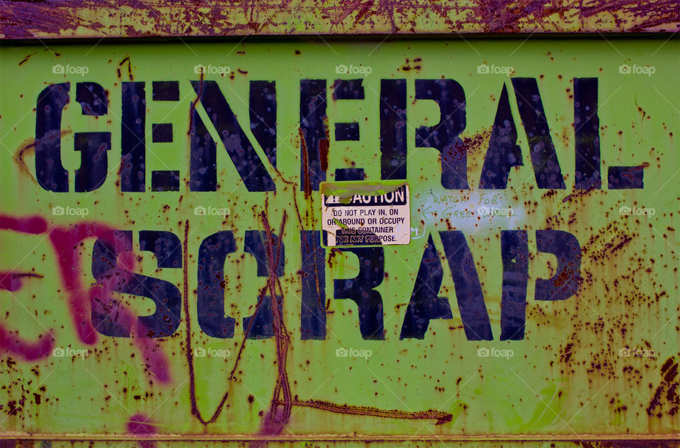 green rust dumpster bin by argyllsbeard