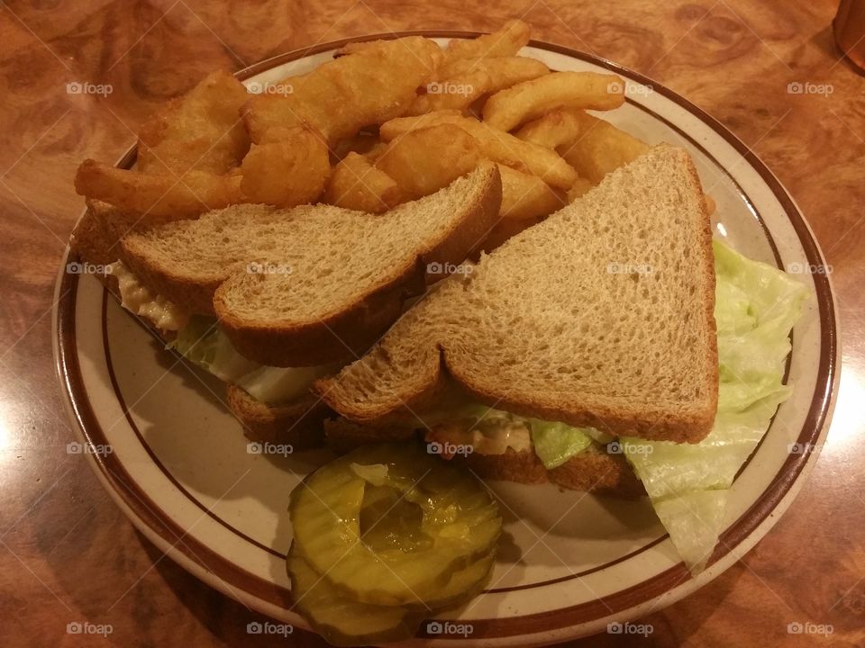 Tuna Salad Sandwich. Dinner