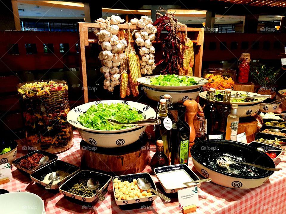 Salad station