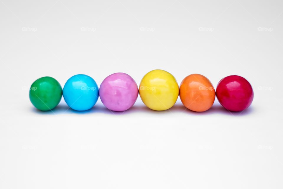 Colorful candy balls
