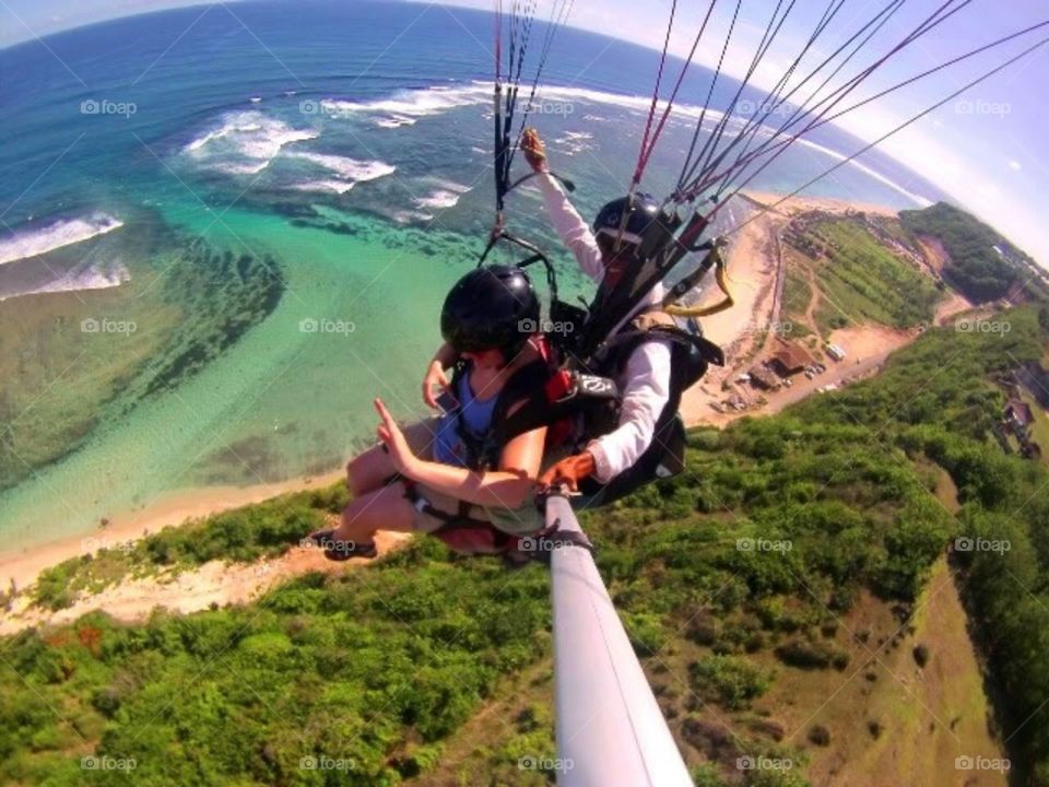 Paragliding in Bali