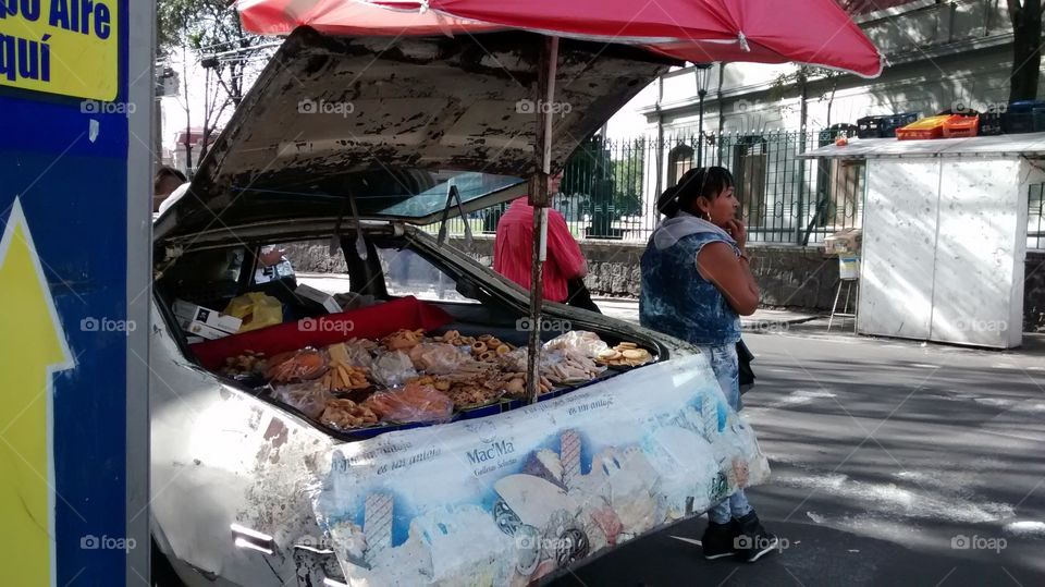 Mobile bread shop. Mobile bread shop