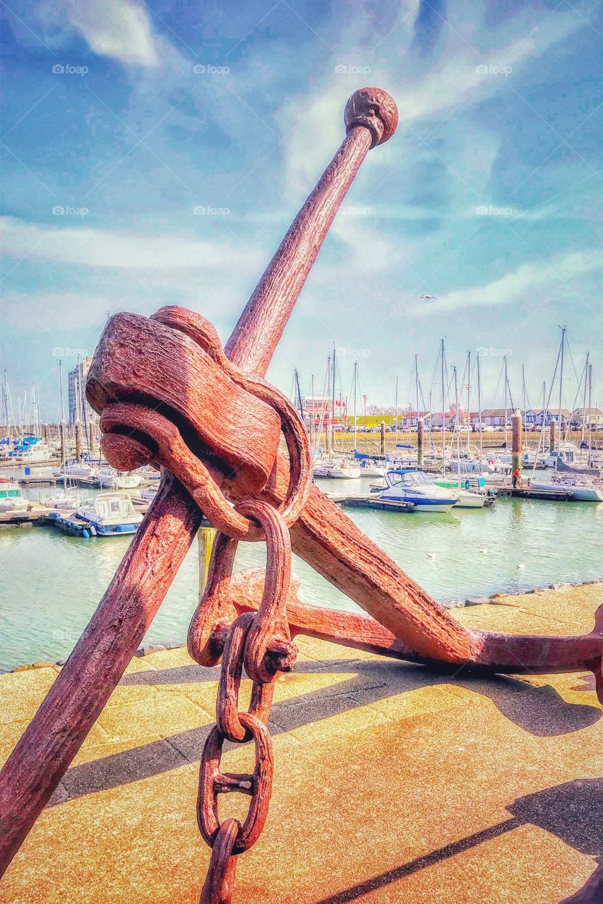 Anchor at Breskens Marina - Netherlands