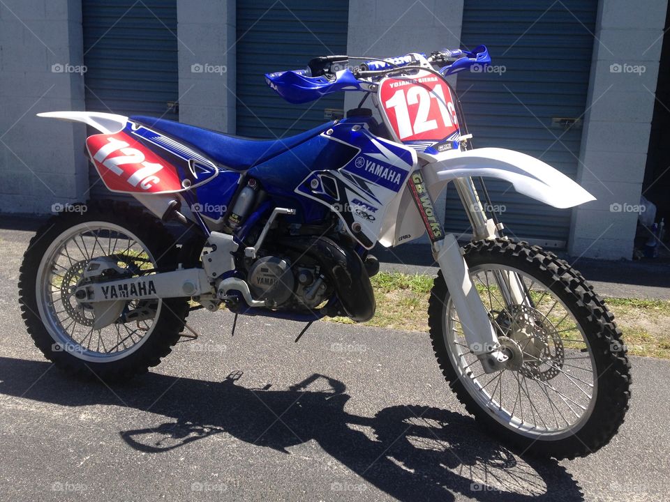 My dirt bike. This is my 2001 yamaha yz250 2 strokes 