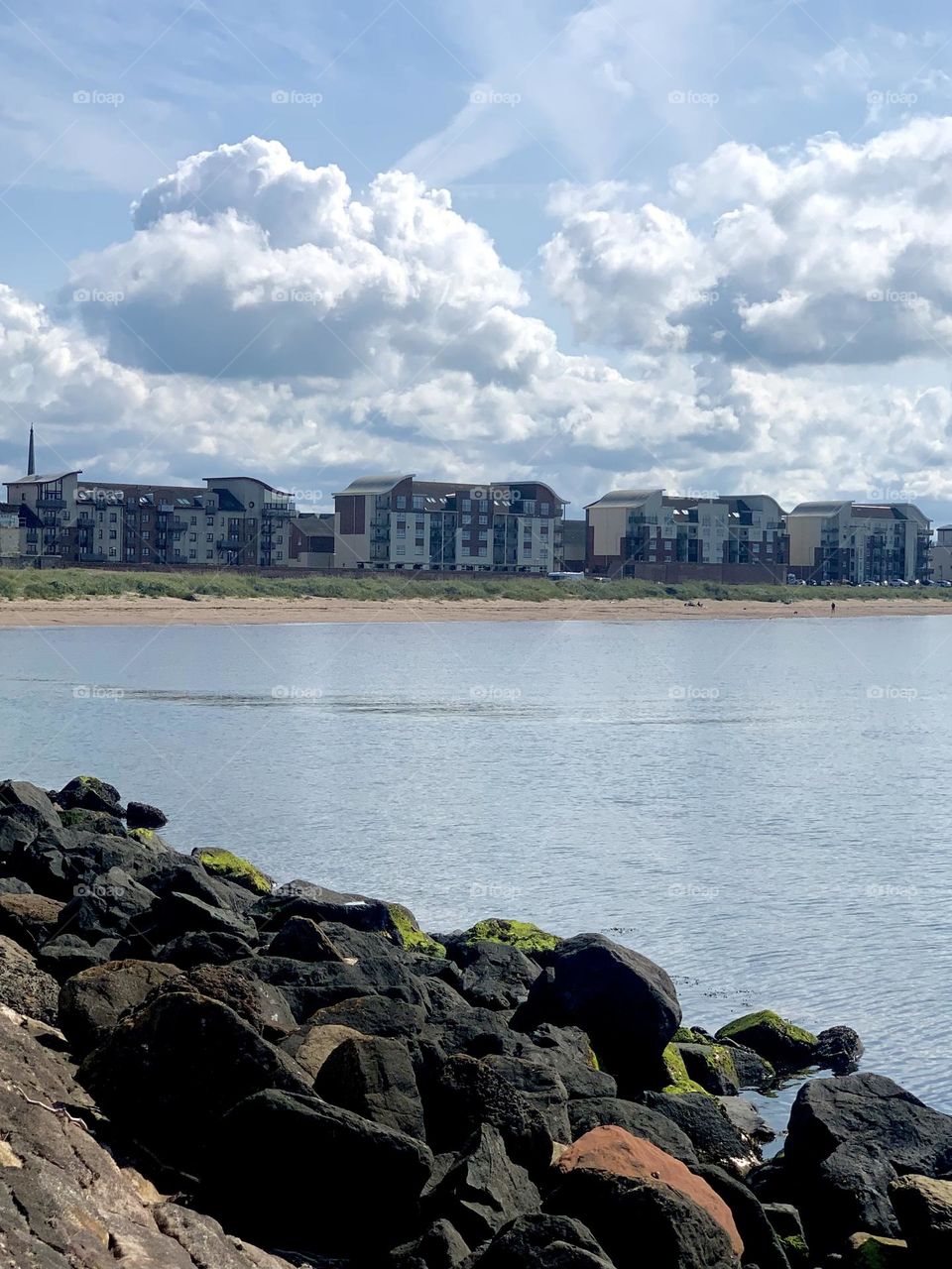 Scottish village shore