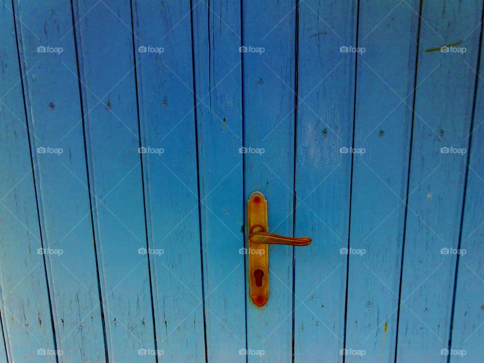 Door at Stromboli Island  (Italy ).