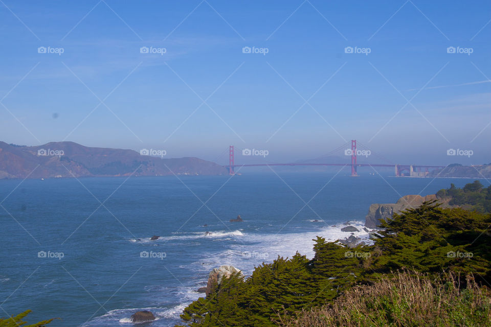 THE SAN FRANCISCO BAY AREA AND GOLDEN GATE BRIDGE