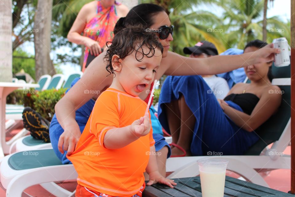 My son got into the Pina Colada