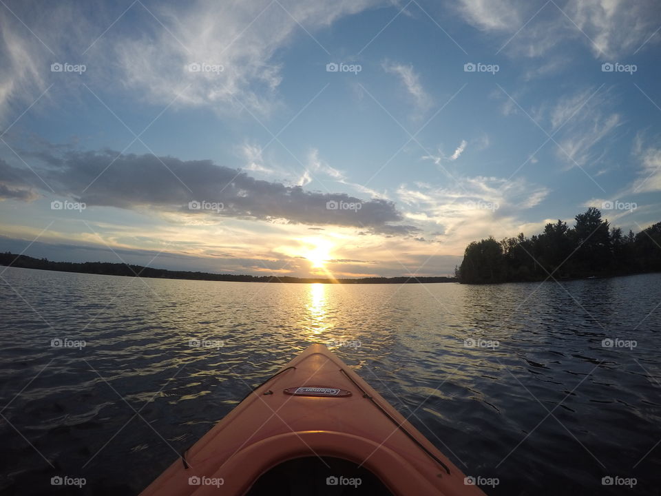 Sunset, Water, Dawn, Lake, Dusk