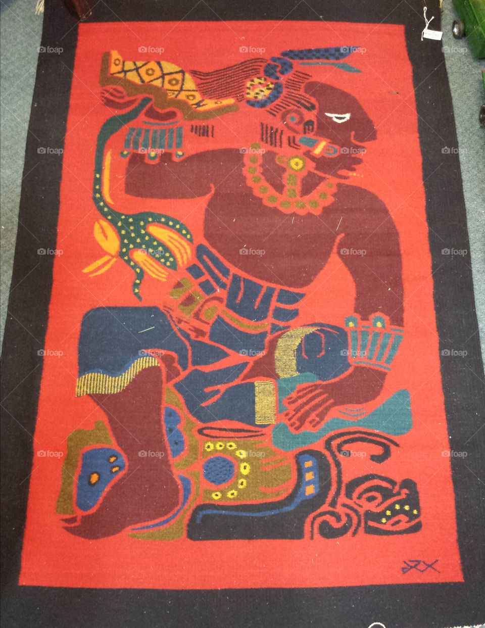 hand woven mexican rug