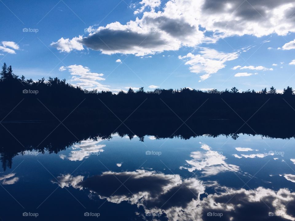 Reflections on the water