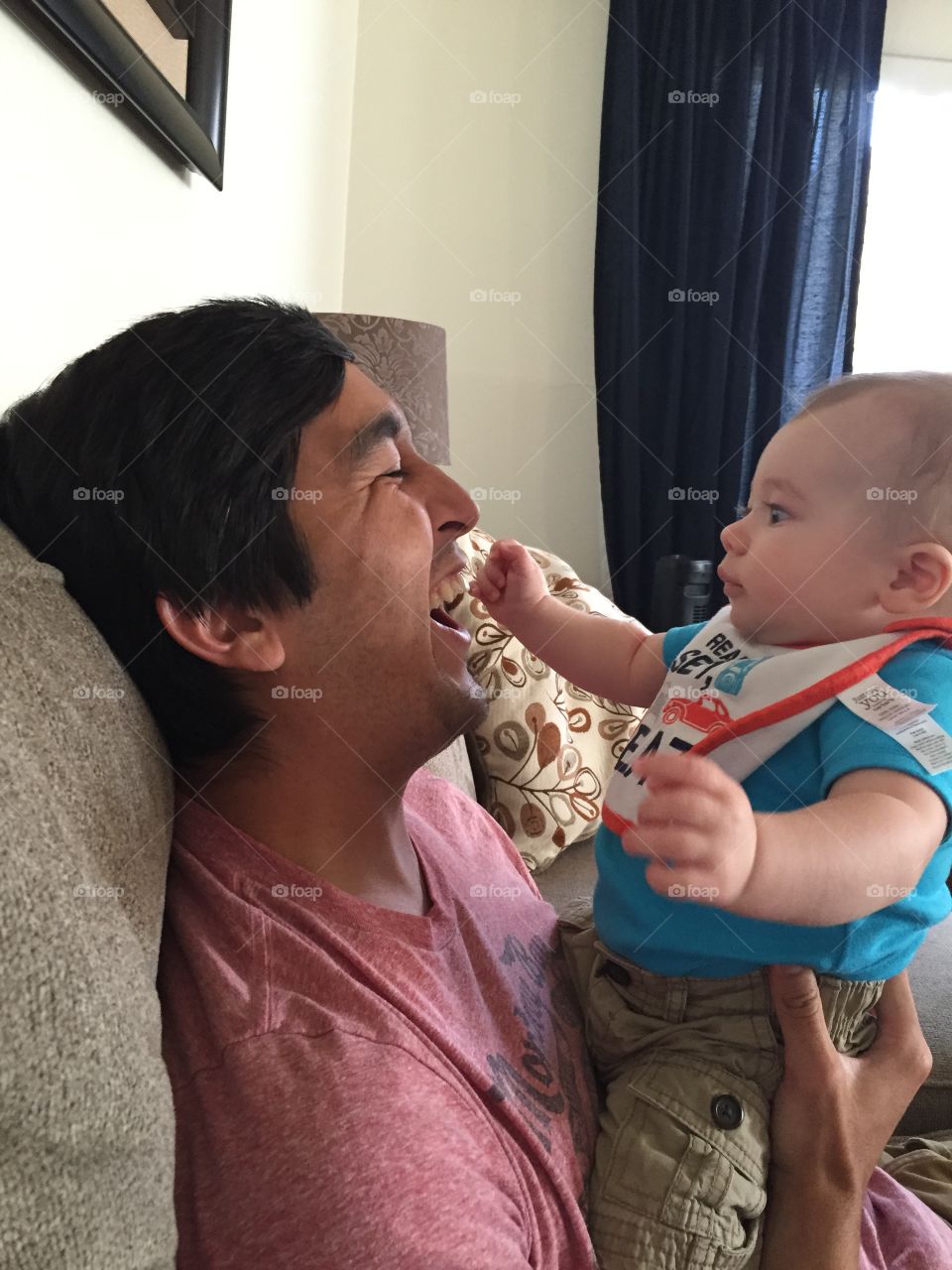 Uncle with baby 