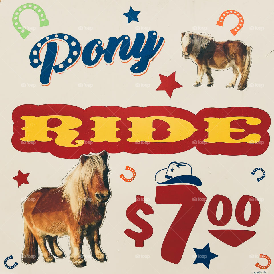 Pony ride