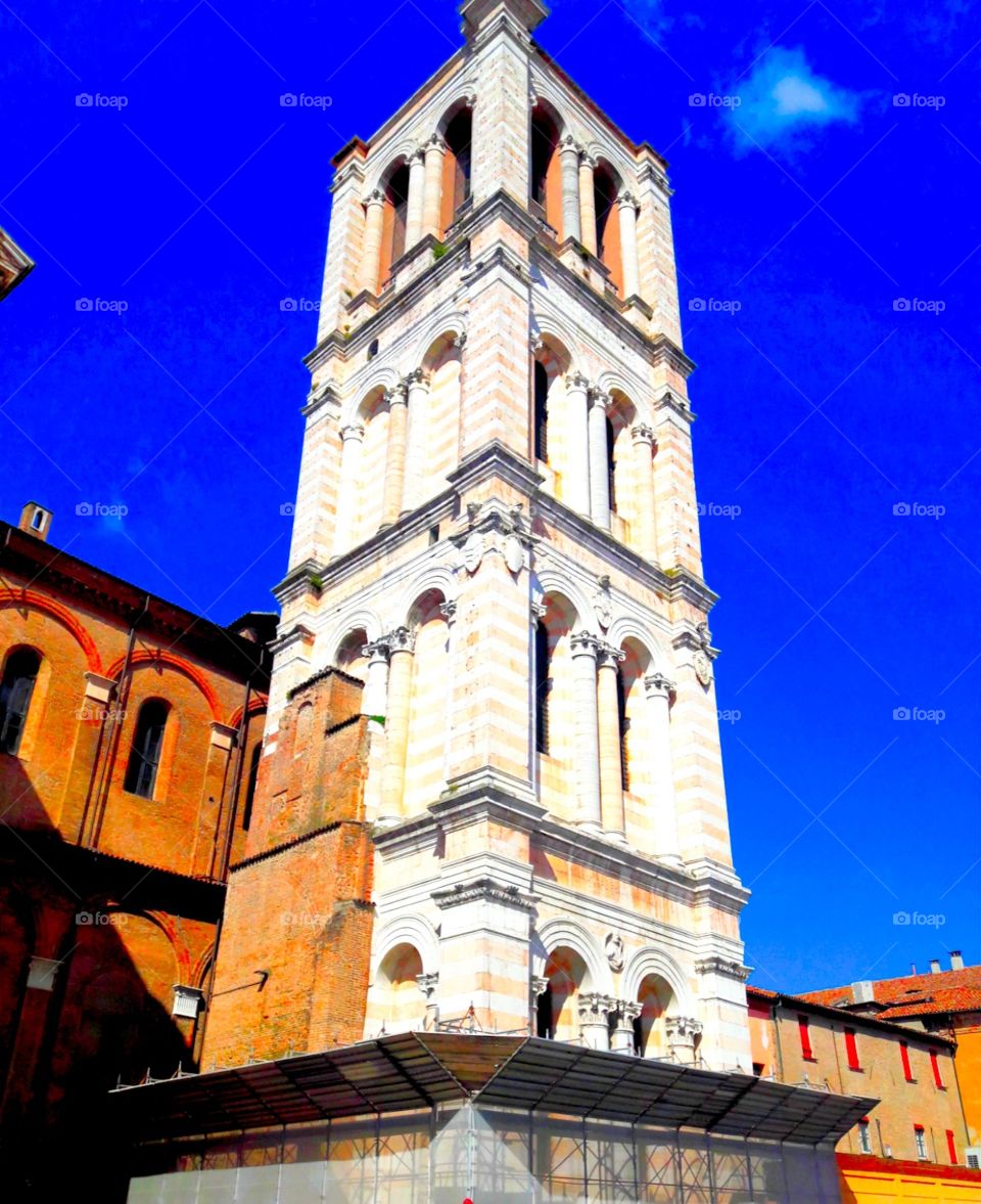 tower of cathedral of Ferrara