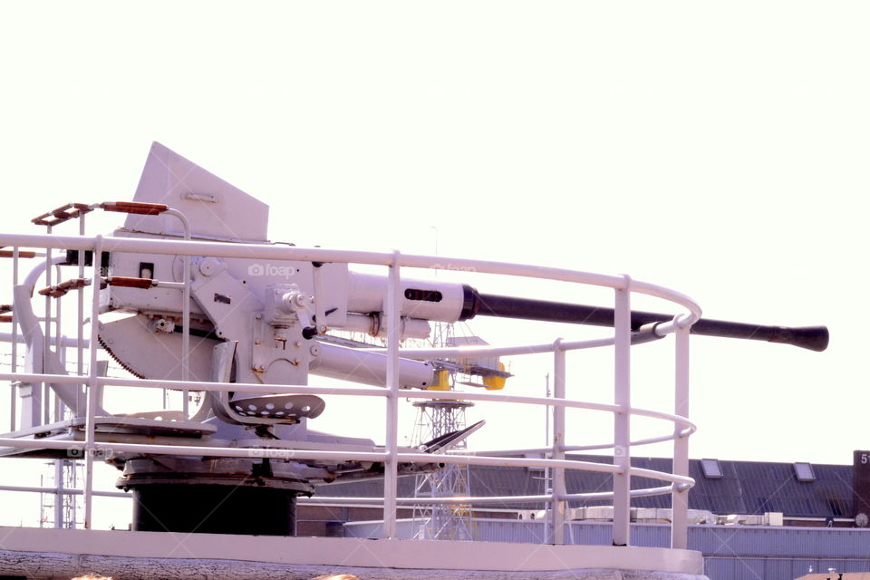 WWII Airdefence for ships.. Made in the national Marine museum in Den Helder Holland