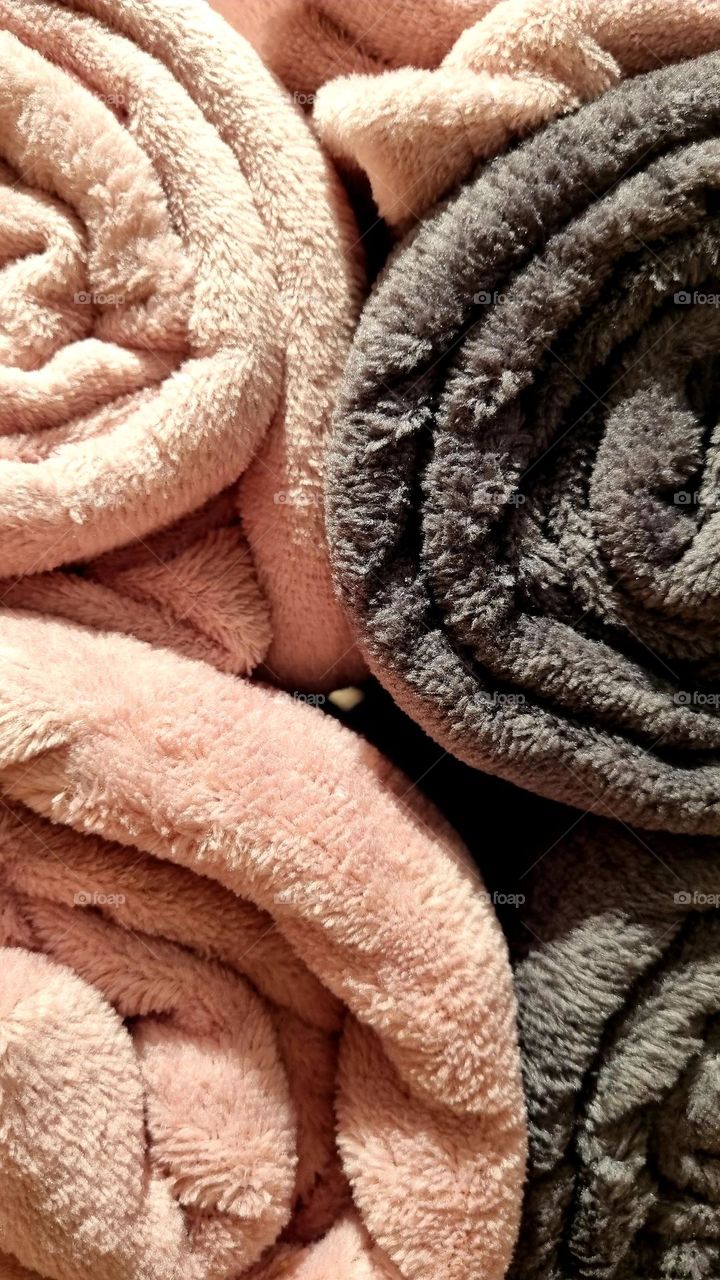 The texture of the fabrics