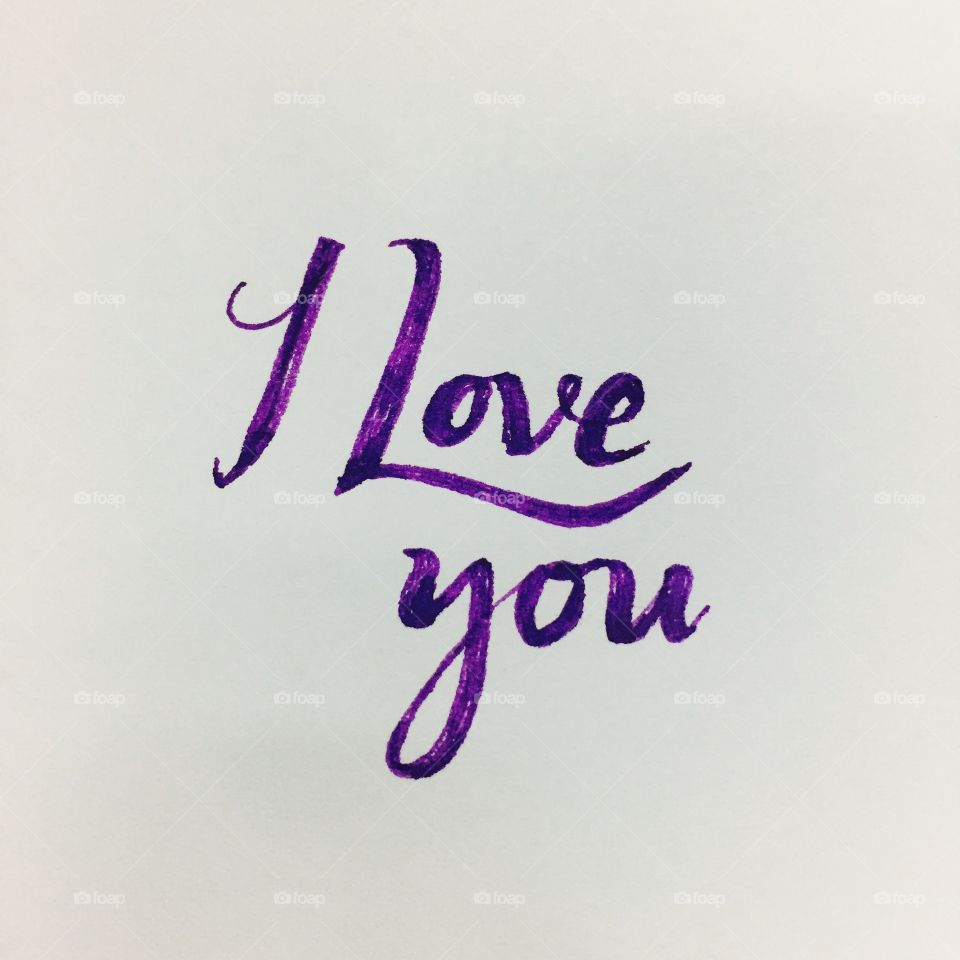 I wrote it by myself.

With @Lamy pen & @Pelikan 4001 Violet Ink