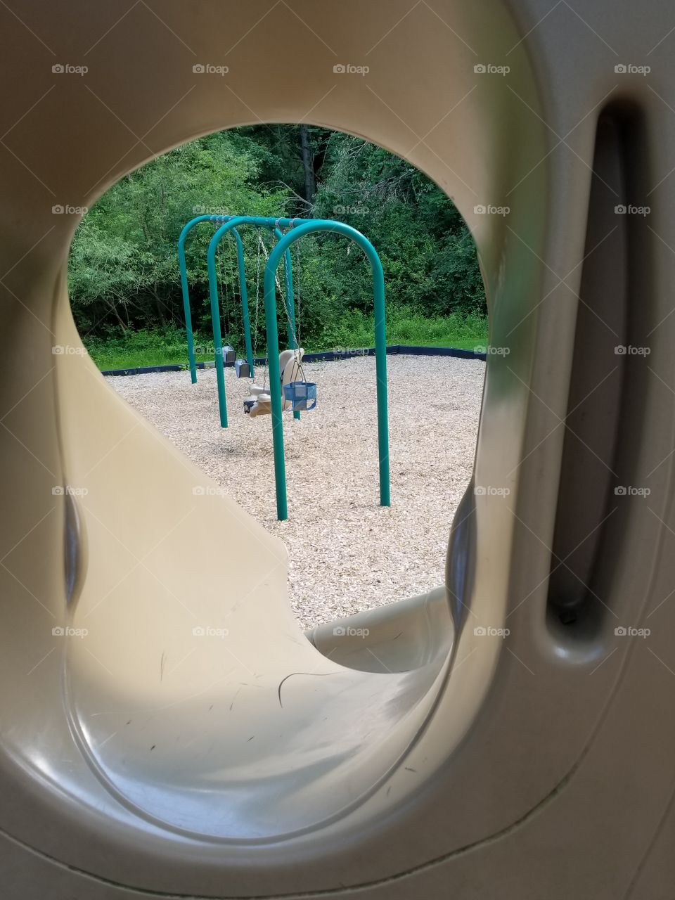 playground and swing set
