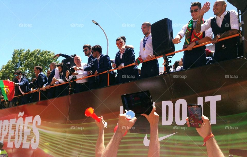 Portuguese Football Players 
Champions 