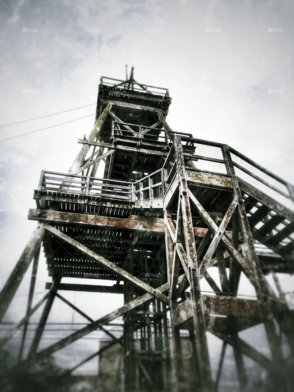 Sovereign Hill gold mine tower