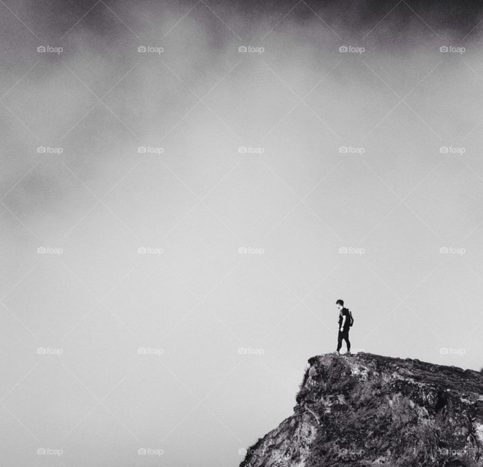 Top. In the top of the mountain 