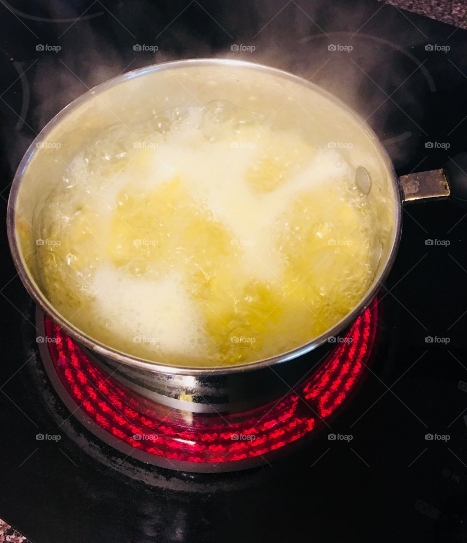 Hot hot boiling water