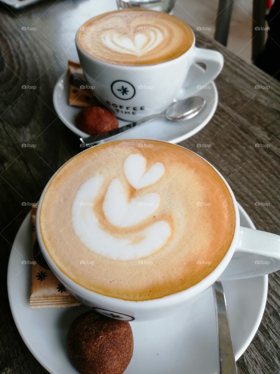 Coffee time with my mom