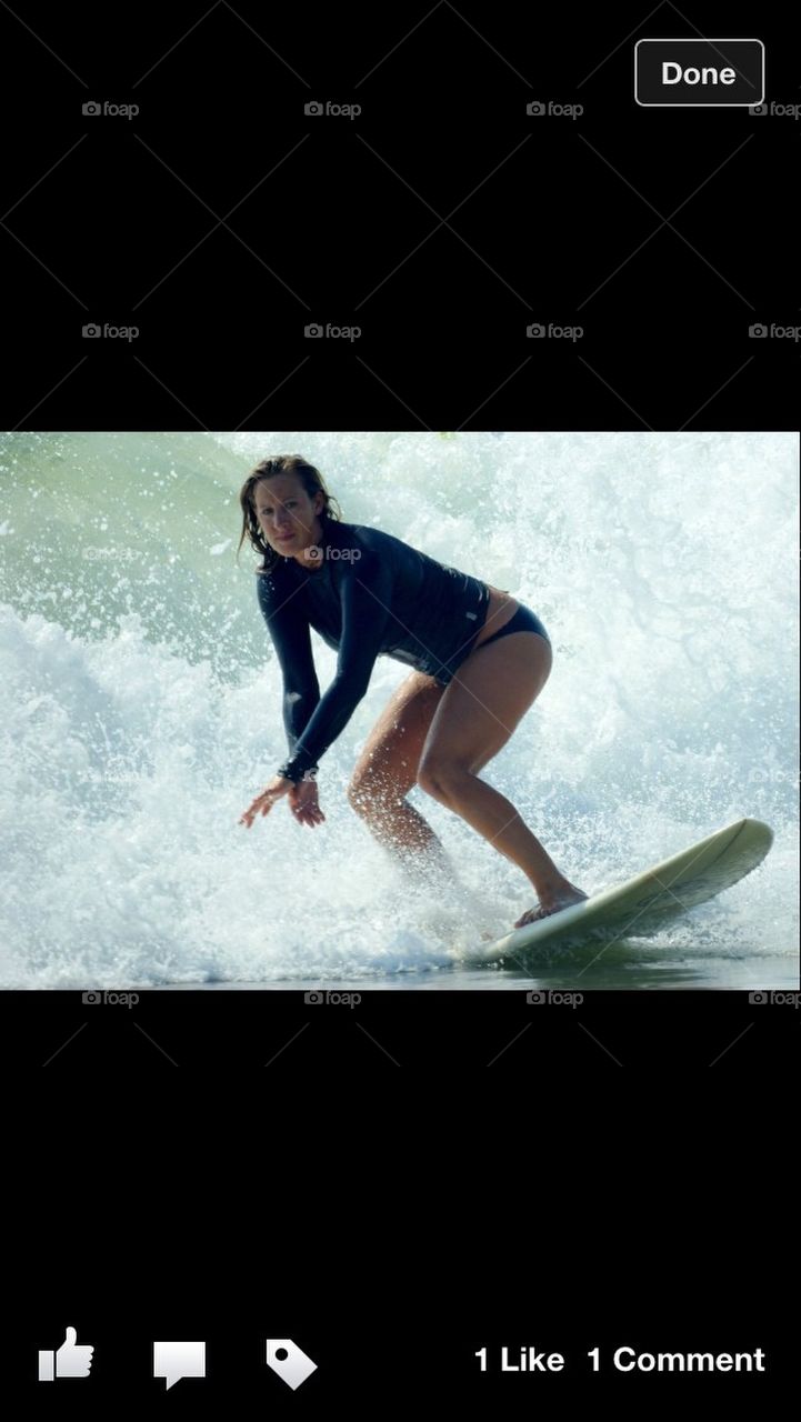 Girl surfer-girl surfer