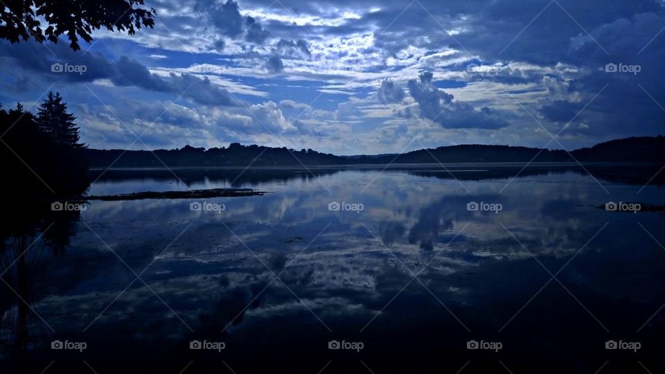 Water, No Person, Lake, Dawn, Landscape