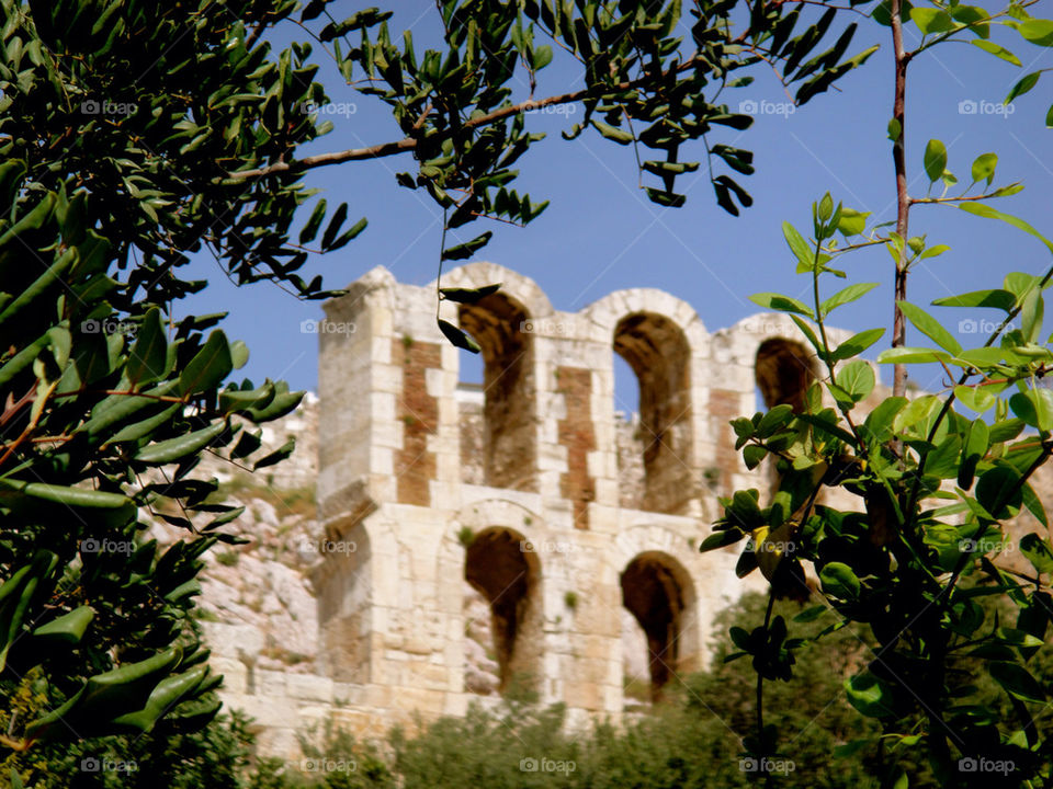 theatre greece ancient akropolis by k_thalia