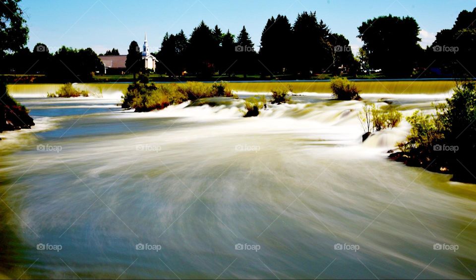 waterside of the city