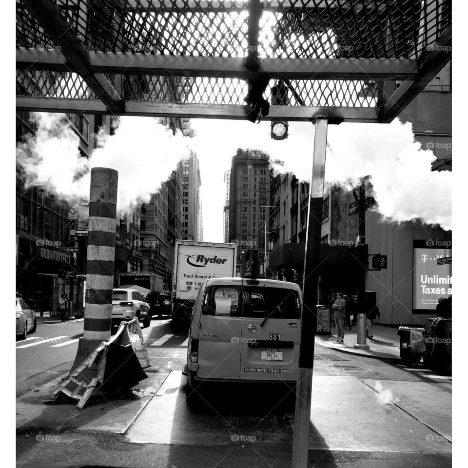 midtown Manhattan traffic