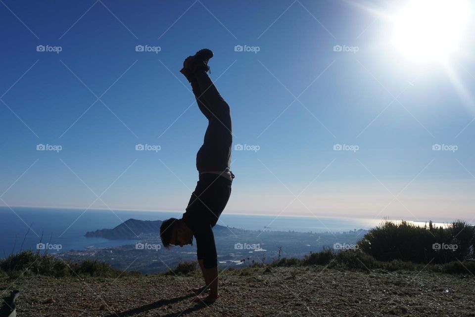 Mountain#sky#adventure#human#silhouette#balance