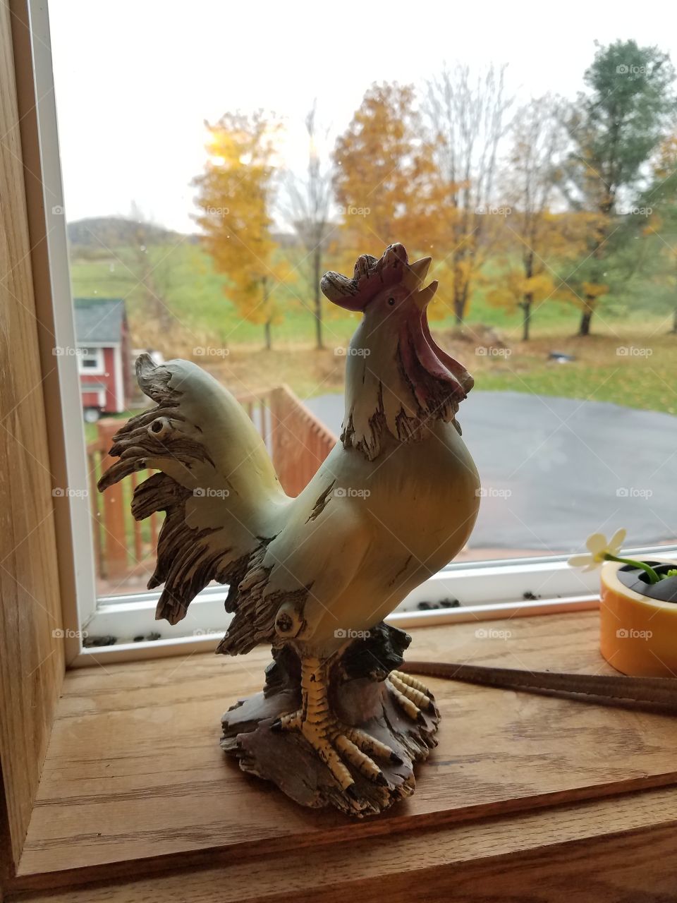 resin rooster