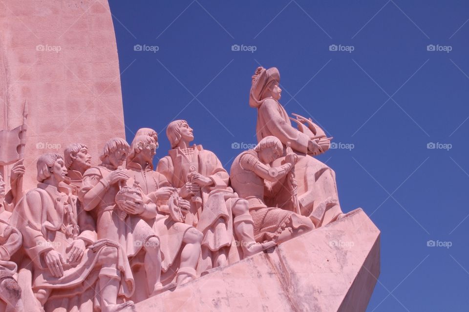 Padrão dos Descobrimentos. Monument to the Discoveries situated in Belem, not far from Lisbon