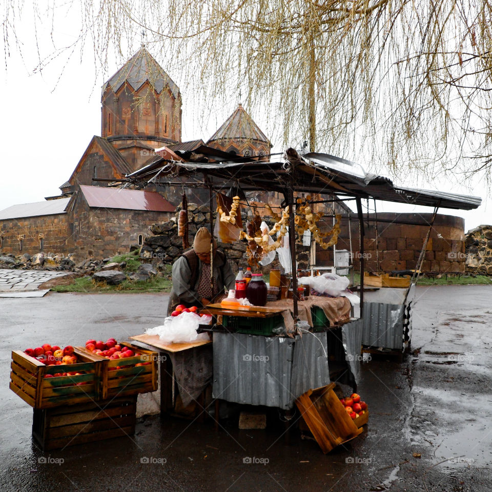monastery in achtarak, armenia