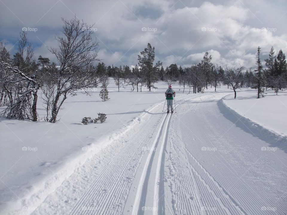 Skiing Lofsdalen