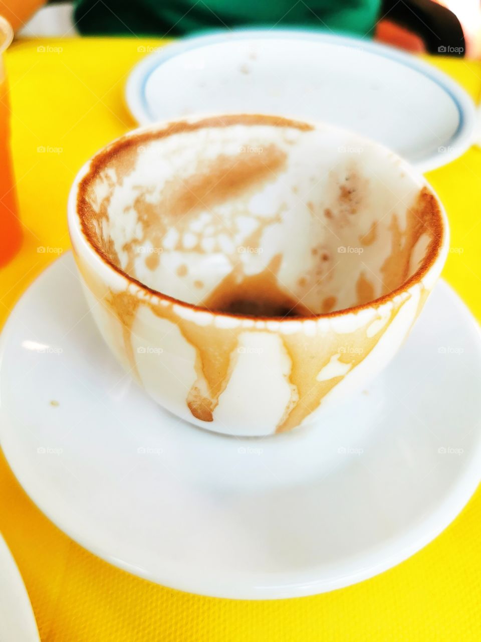 Coffee table served eat tasty view day outdoor outside street capture cafe restaurant