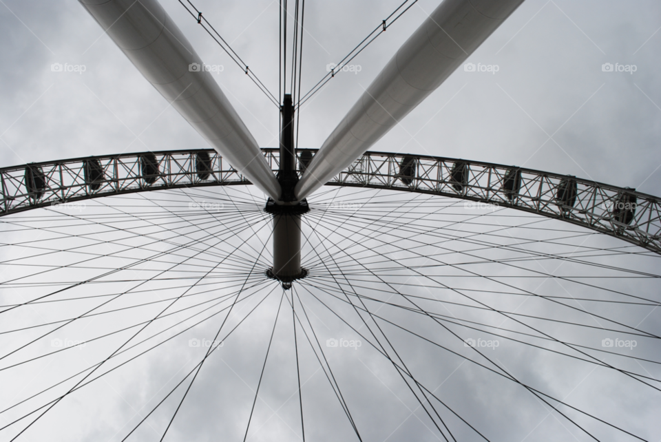 wheel construction london london eye by HabHop