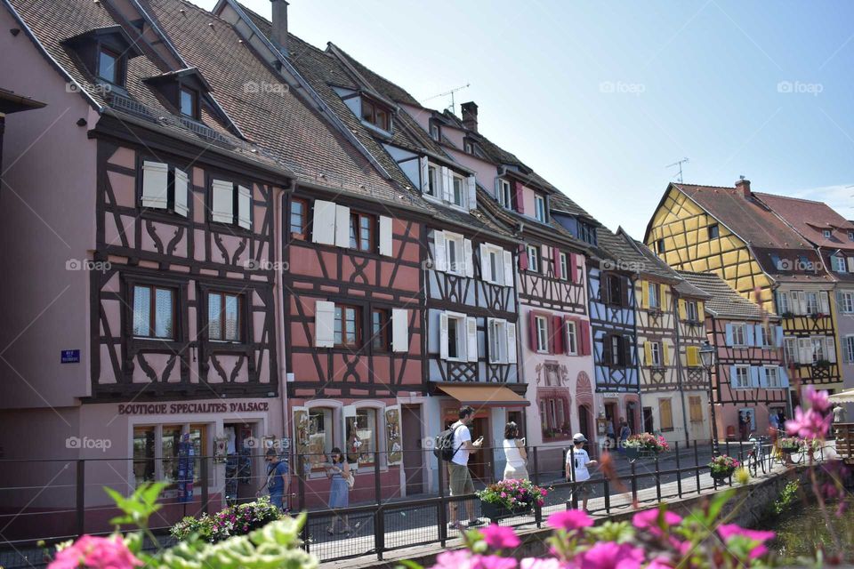colorful houses in colmar, france