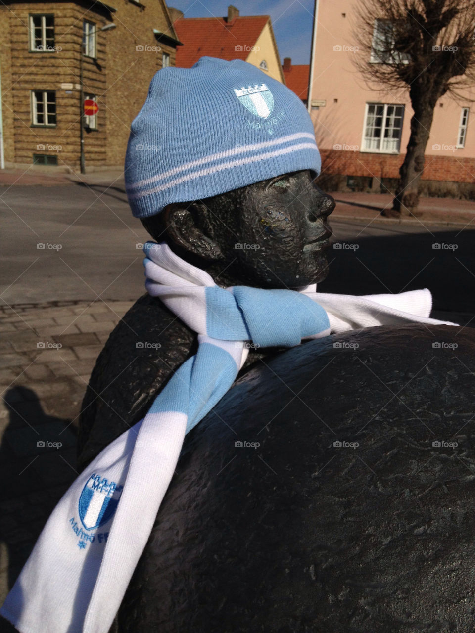 Malmö FF statue
