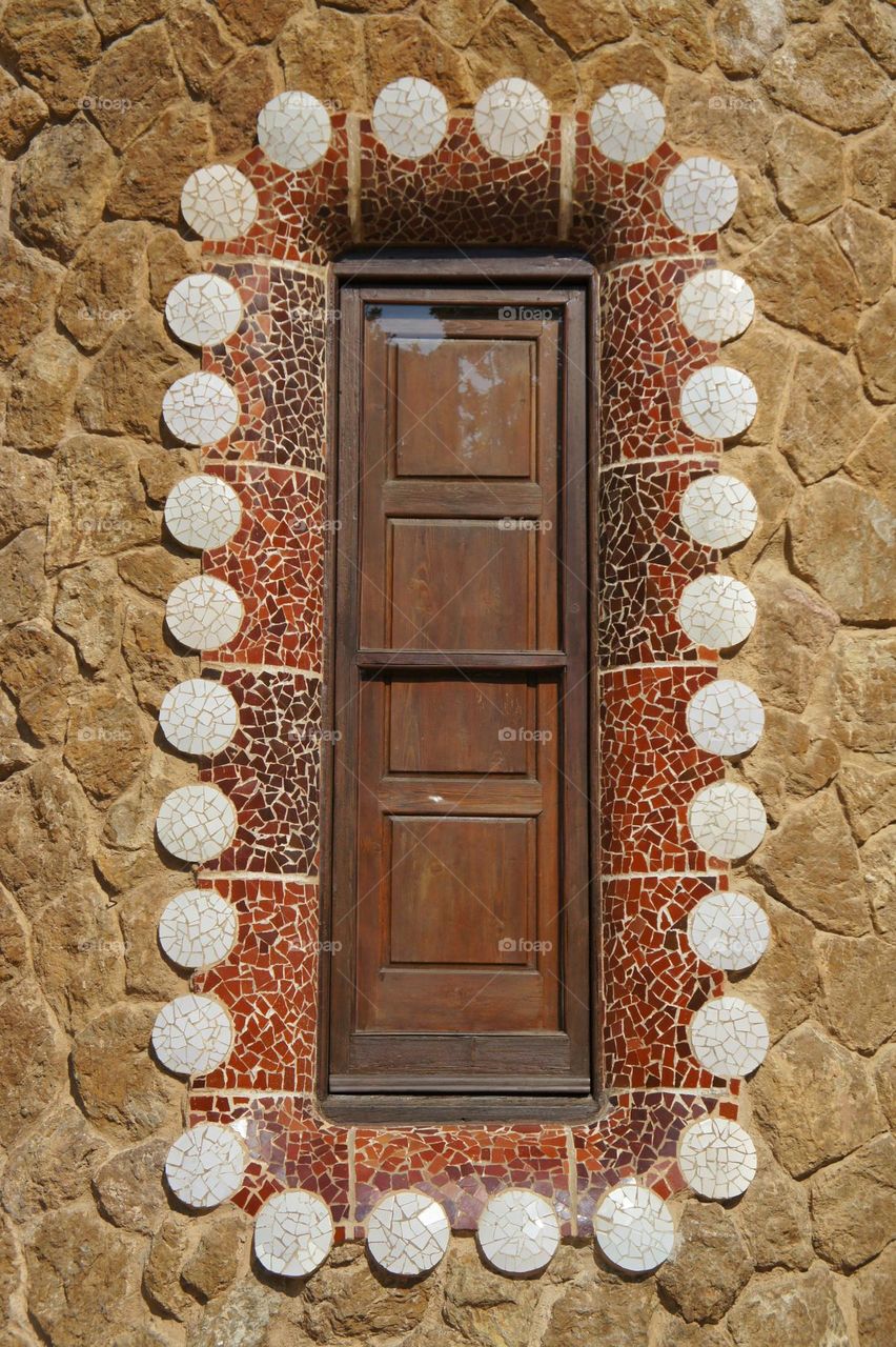 Details of the facade of Porter's Lodge pavilion