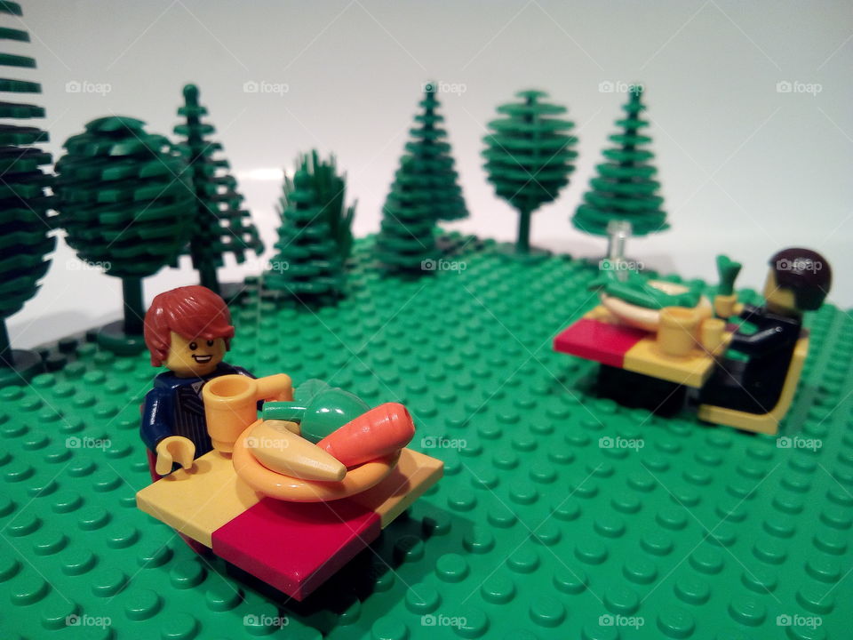Ein gemütliches essen   Lego