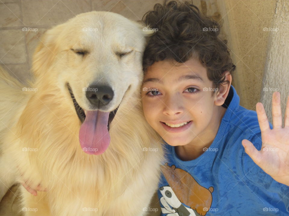 Alex and Dog Emanuel