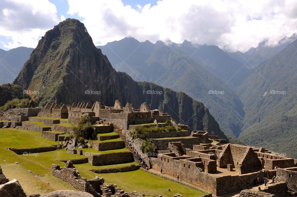 Beautiful view Machu Picchu