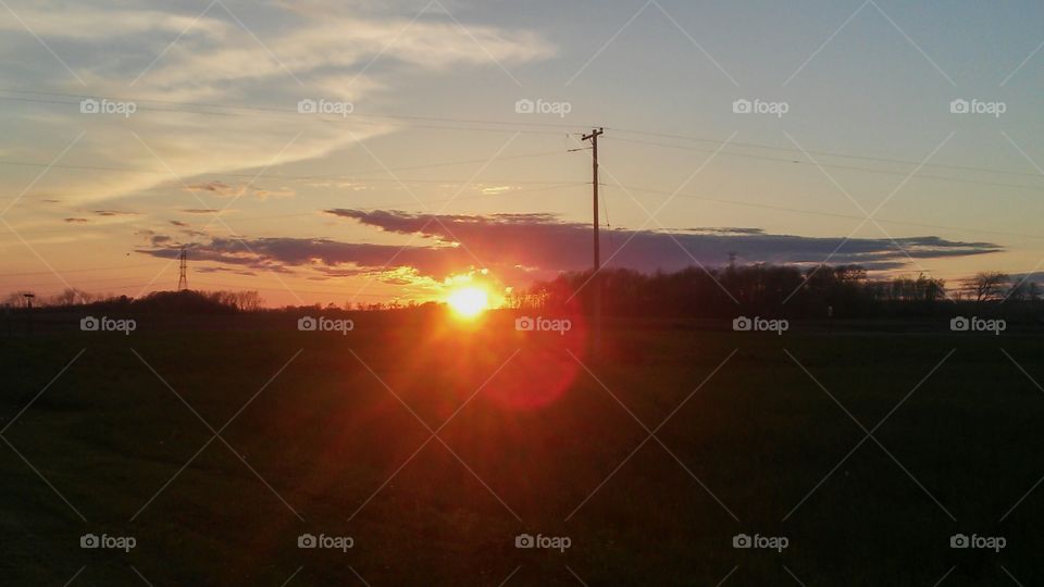 Sunset, Dawn, Landscape, Evening, Sun