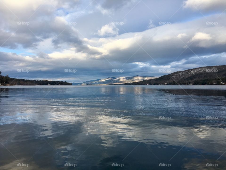 Lake George in the winter