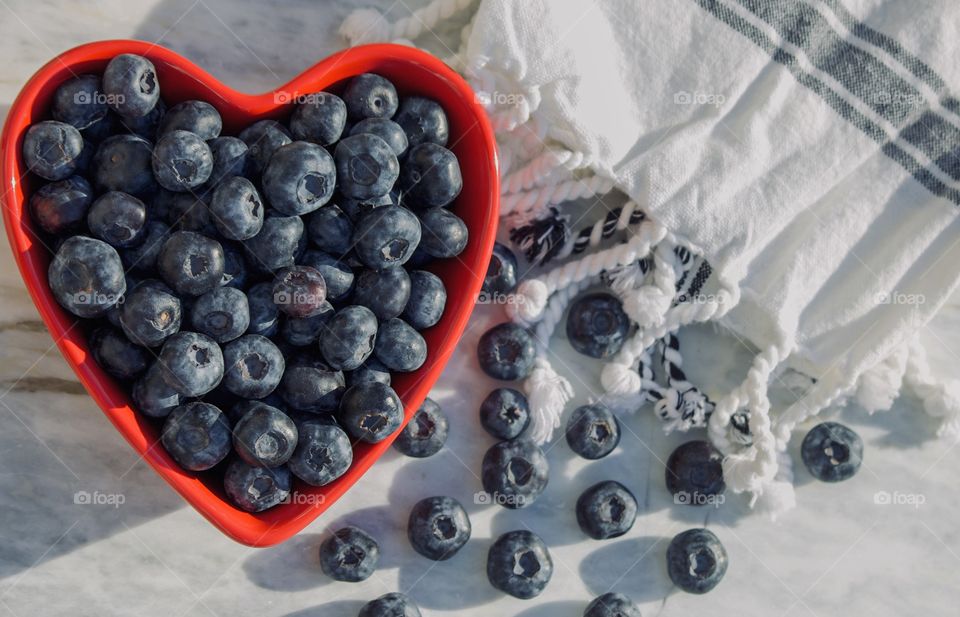 Love of blueberries 