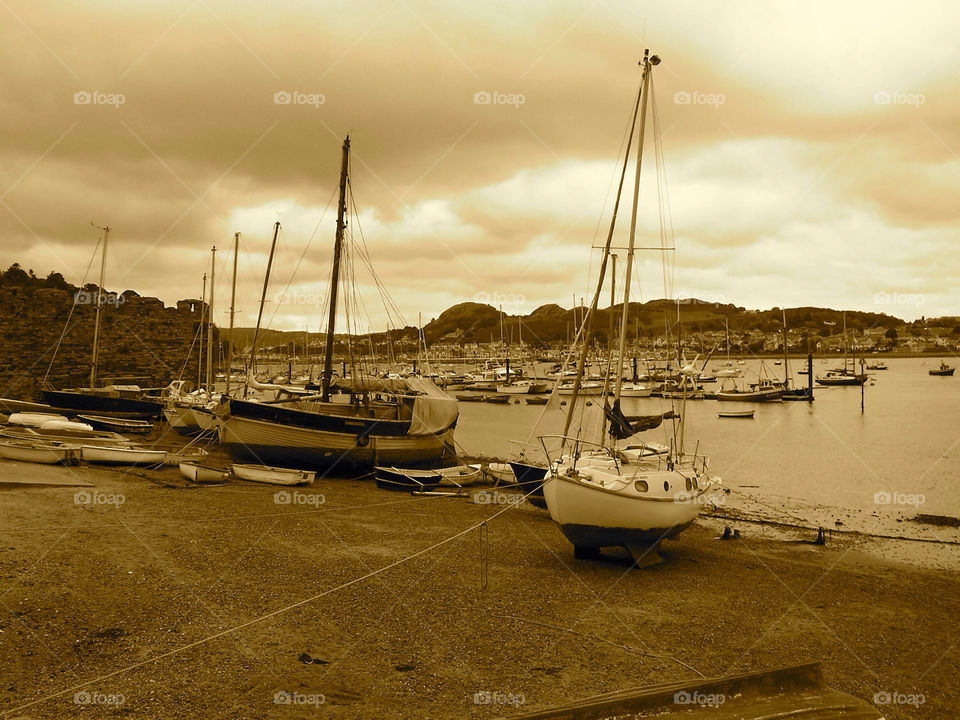 boats yachts harbour scenic by sicksaint77