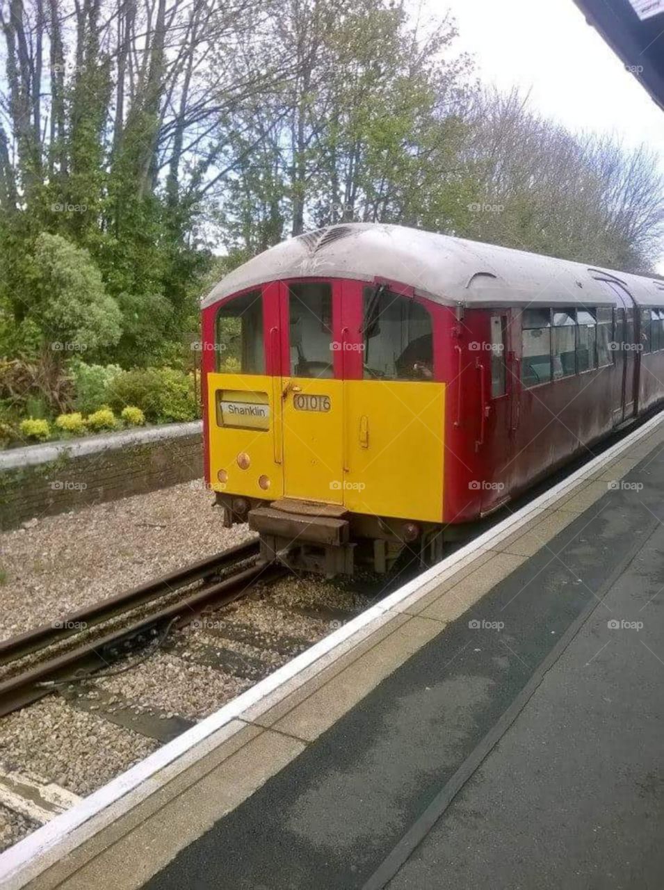 island trains on the isle of Wight at shanklin